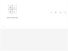 Tablet Screenshot of dominicdahncke.com